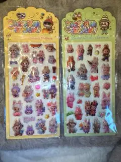 最安値‼️ラブブ　ボンボンドロップシール　２枚