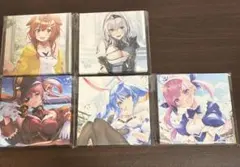 ホロライブ 兎田ぺこら 宝鐘マリン 戌神ころね 湊あくあ 白銀ノエル キャンバス