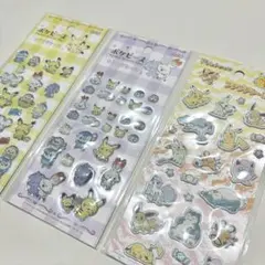 ポケモン ポケピース シール キラキラシール プチプチシール 3枚セット