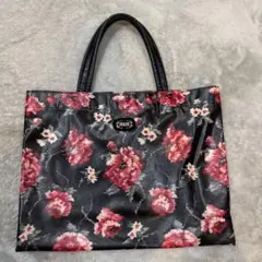 フェイラー　トートバッグ　ビニール製　花柄　美品