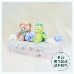 即日配送可 ファインドユアビューティフルブルー ティッシュボックスカバー ダッフィー＆フレンズ ファインドユアビューティフルブルー ティッシュ