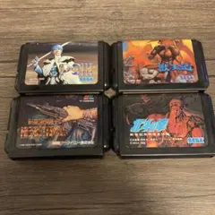 メガドライブ　ソフト　カセット　4本セット