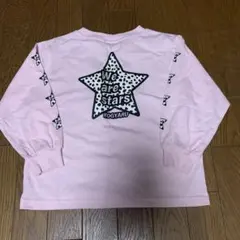 KOGYARU 長袖カットソー ピンク 星柄