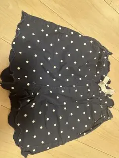 水玉模様フリル付きハーフパンツ 130