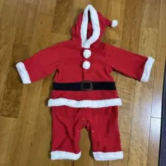 サンタ　ロンパース　80