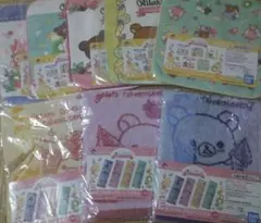 一番くじリラックマ JUICYジェラートショップ ハンドタオル＆フェイスタオル