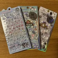【正規品】ボンボンドロップシール　ジュエルプチドロップ　3枚セット