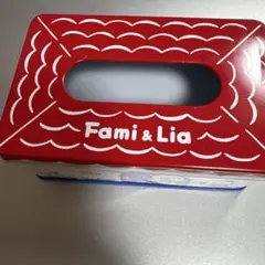 Fami & Lia ティッシュボックス 缶