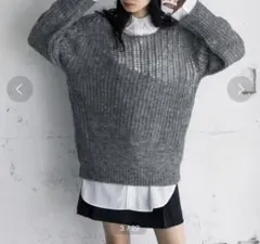 JEANASISサスティナブル3Gスカシアミニットプルオーバ