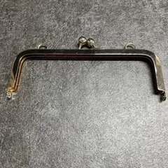 金属製のがま口金具（ネジ 付き）ゴールド