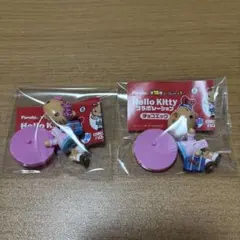 チョコエッグ　ハローキティ　コラボ　日焼けギャル　2個