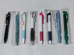 ボールペン 8本セットまとめ売り ノベルティ 企業ロゴ入り