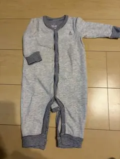 babygap クマデザイン 裏起毛長袖ロンパース 3-6ヶ月