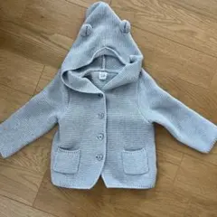 GAP くまさんカーディガン 18-24months グレー
