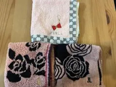 ブランドタオルハンカチ3枚セットFURLA、ランバン