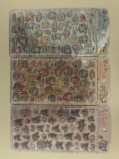 正規品　うるちゅるポップシール サンリオキャラクターズ　3枚セット