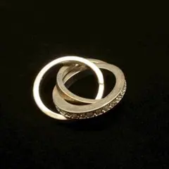 254遺品整理品　ペンダントトップ　ダイヤ？　ジルコニア？　シルバー？　メッキ？