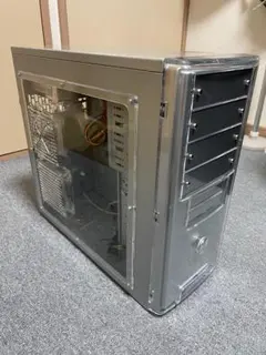 Abee　PCケース　アルミケース　5インチベイ　7段　M−ATX　シルバー Abee PCケース アルミケース 5インチベイ 7段 M−ATX シルバー - メルカリ