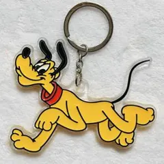 ディズニーリゾート　プルート　アクリルキーホルダー　キーチェーン　レトロ風