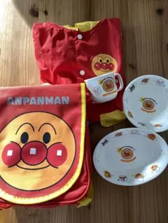 アンパンマン リュック&レインコート&食器セット