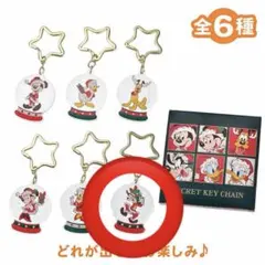 ディズニーストア　シークレットキーホルダー　スノードーム風　グーフィー