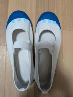 ムーンスター　上履き　24.0 EE　ブルー