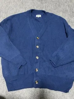 SNAP CLUB ネイビー L カーディガン