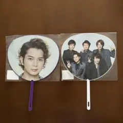 ARASHI ライブツアー 集合＆松潤ミニうちわ　2本セット