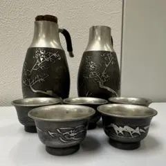 希少】菊池昭 益子焼 鶉文 ぐい呑み 盃 陶磁器 お猪口 酒器 現代工芸