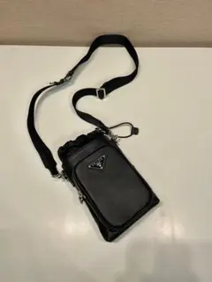 美品 PRADA プラダ ナイロン スマホショルダーバッグ u2