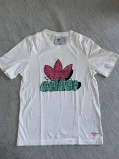 アディダスオリジナルス　プリントロゴTシャツ　半袖ティシャツ