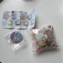 ちいかわ　モモンガ/くら寿司コラボ缶バッジ　にじさんじ クッションチャーム