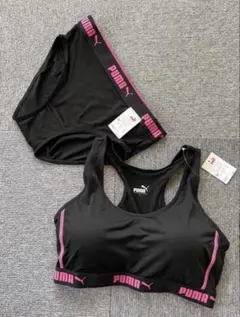 《PUMA》スポーツブラ ショーツ セット　Lサイズ［pin2］