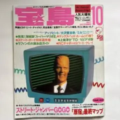 宝島 1987年7月号 大沢誉志幸 上條淳士 RCチャボ 「原宿」最終マップ