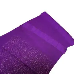 紫 パープル 散らし 金彩 縮緬 帯揚げ 着物 和装 衣装 素材 個性派コーデ