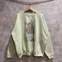 送料無料 GILDAN ギルダン アニマルプリント スウェット レトロ