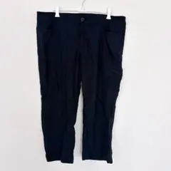 エディーバウアー クロップドパンツ 3L 黒 ナイロン アウトドア ゆったりのサムネイル