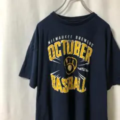 ミルウォーキーブリュワーズ 選手支給品 練習用プレゲームTシャツ サイズL 新品 ミルウォーキーブリュワーズ 選手支給品 練習用プレゲームT