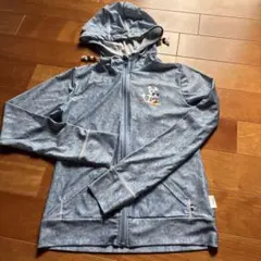 ミッキー フード付きラッシュガード M