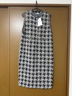 【新品タグ付き】ZARA ノースリーブ　ワンピース M フォーマル