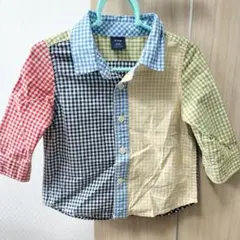 【大特価】babyGap チェック柄シャツ 12-18ヶ月 80cm
