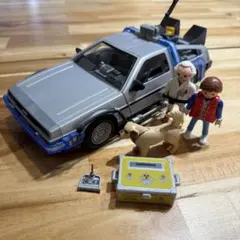 playmobil バック・トゥ・ザ・フューチャー デロリアン 1と2 美品