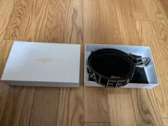 CALEE スタッズ付きベルト 黒のサムネイル