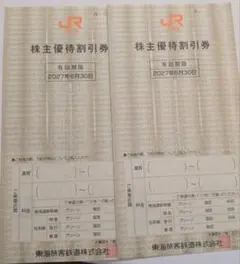 JR東海 株主優待割引券のサムネイル