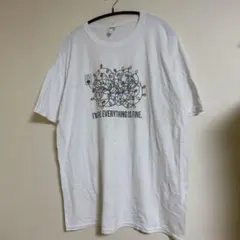 ジャージーズ 【XL】Tシャツ クルーネック 半袖 電球 ゆるだぼ 白 綿ポリのサムネイル
