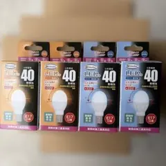 LED電球 小形 40形相当 E17 4個セット