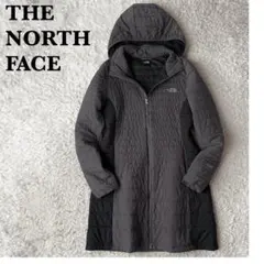 【美品】ノースフェイス キルティングコート VX HEAT 高機能中綿 ひざ丈