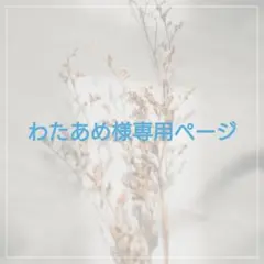わたあめ様専用ページ