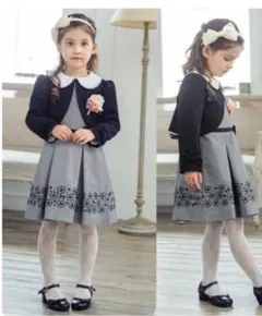 フォーマルドレス arisanaセット+靴　サイズ115cm　卒園式　入学式