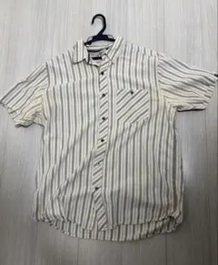 THE NORTH FACE ストライプ 半袖シャツ L/XL